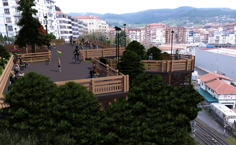 Licitado por 2,3 millones el último tramo del paseo verde vizcaíno que conectará Bermeo y Mundaka