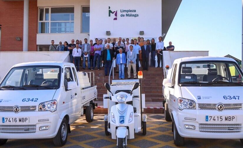 Limasam refuerza la flota de limpieza de Málaga con 38 nuevos vehículos