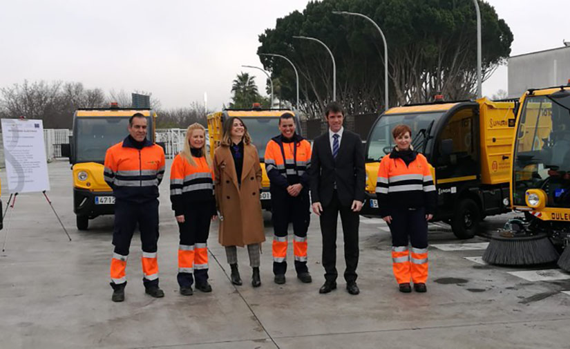 Lipasam refuerza el servicio de limpieza de Sevilla con la incorporación de nuevos vehículos