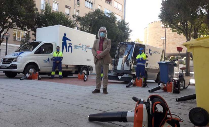 Logroño incorpora 28 máquinas eléctricas para el servicio de recogida de residuos y limpieza viaria de la ciudad