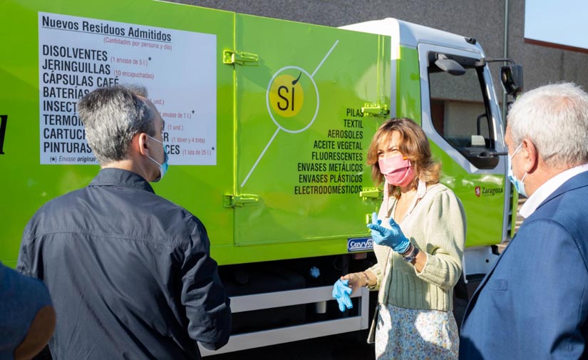 Los Puntos Limpios Móviles de Zaragoza recuperan su actividad y amplían el catálogo de residuos aceptados