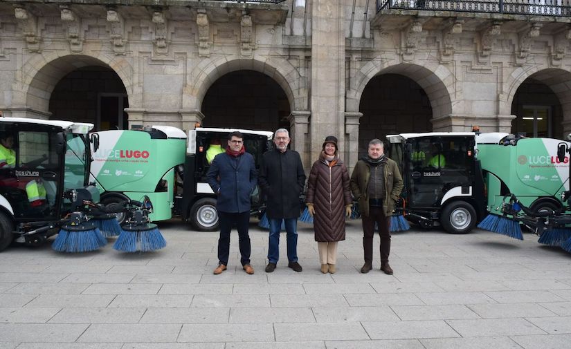 Lugo apuesta por barredoras eléctricas para la limpieza de la ciudad