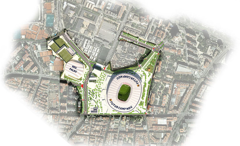 Luz verde al proyecto de reparcelación del Entorno del Camp Nou