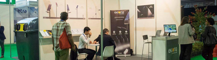 EKIONA participa en Greencities 2018 y presenta la nueva farola solar Serie Moon