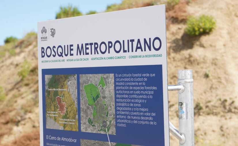 Madrid acondicionará la parcela del cerro Almodóvar, el kilómetro cero del Bosque Metropolitano