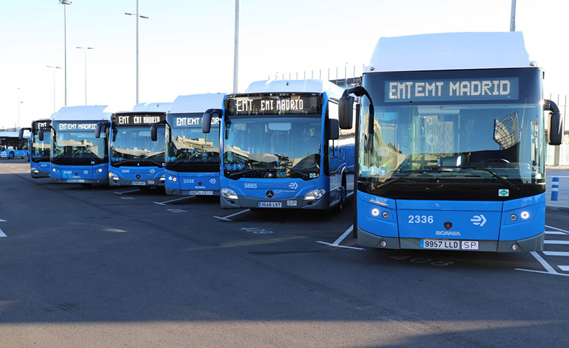 Madrid apuesta por autobuses de gas natural comprimido para sustituir toda la flota en 2023