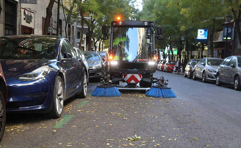 Madrid aumenta un 10% los efectivos de cara la campaña otoñal de limpieza viaria