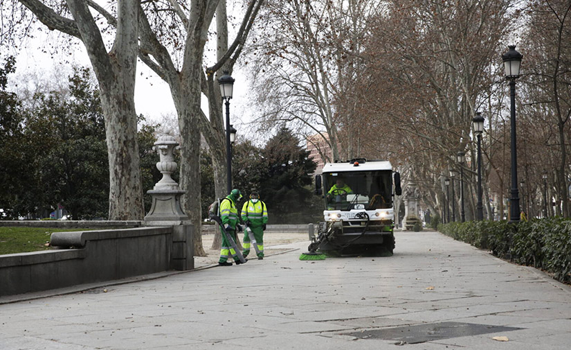 Madrid impulsa la mejora de los servicios de limpieza y zonas verdes en sus presupuestos de 2021