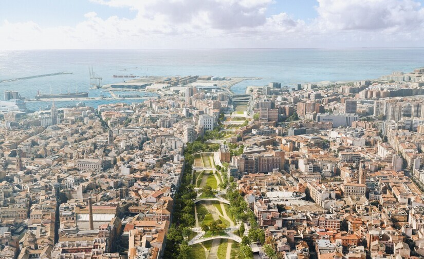 Málaga avanza en la integración urbana del río Guadalmedina con un gran corredor verde
