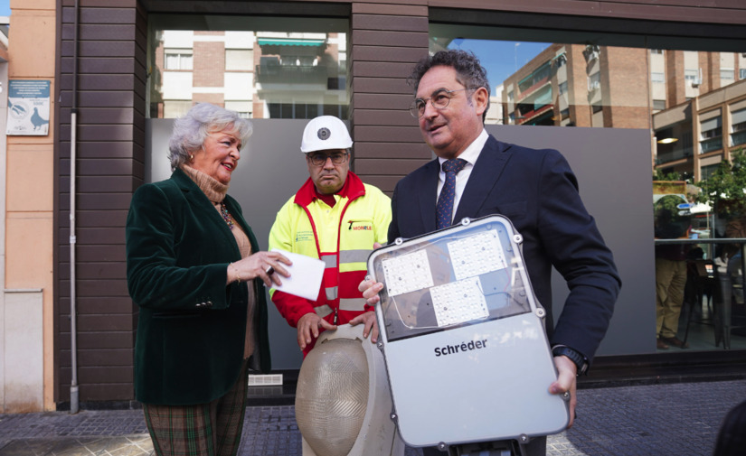 Málaga avanza hacia la completa transformación de su alumbrado a LED