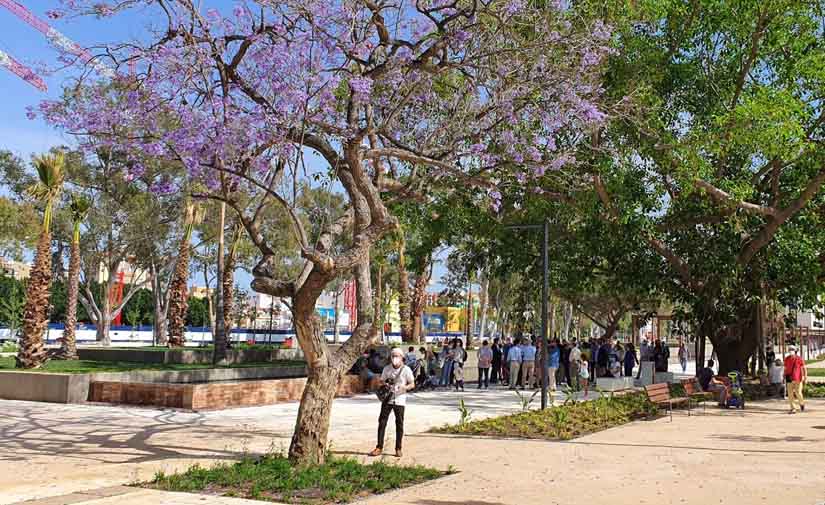 Málaga cuenta con un nuevo parque de más de 30.000 metros cuadrados en la Barriada de Martiricos