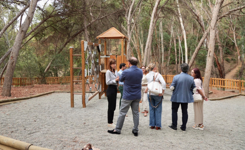 Málaga estrena cinco nuevos parques infantiles en zonas forestales