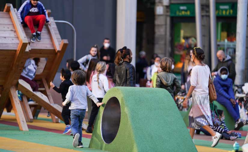 Más espacio para el vecindario con la transformación de la plaza de Sant Miquel de Barcelona