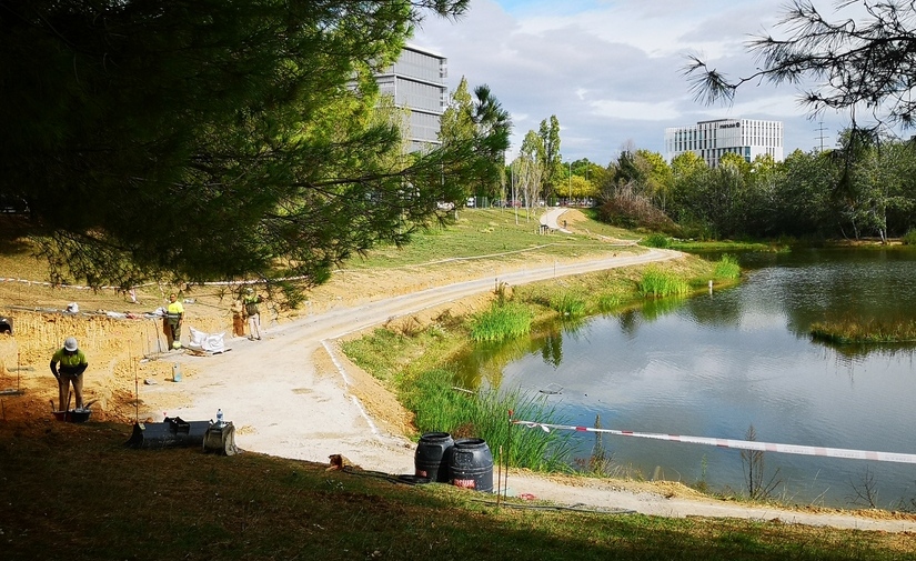 Mejora paisajística del estanque de la Guinardera en Sant Cugat del Vallès