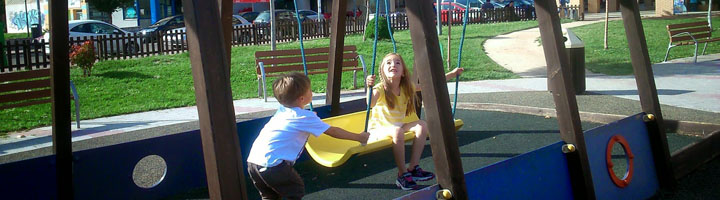 El Ayuntamiento de Zamora inicia la adaptación de los parques infantiles para niños con movilidad reducida