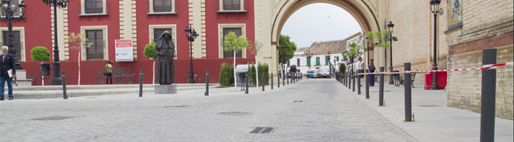 La Diputación de Sevilla actúa sobre 1.200 metros en la reordenación de la plaza del Arzobispo de Umbrete