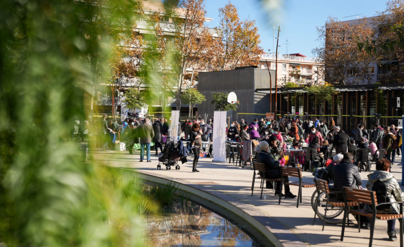 Nou Barris (Barcelona) reabre la plaza Sóller e inaugura La Bòbila después de su reforma y ampliación