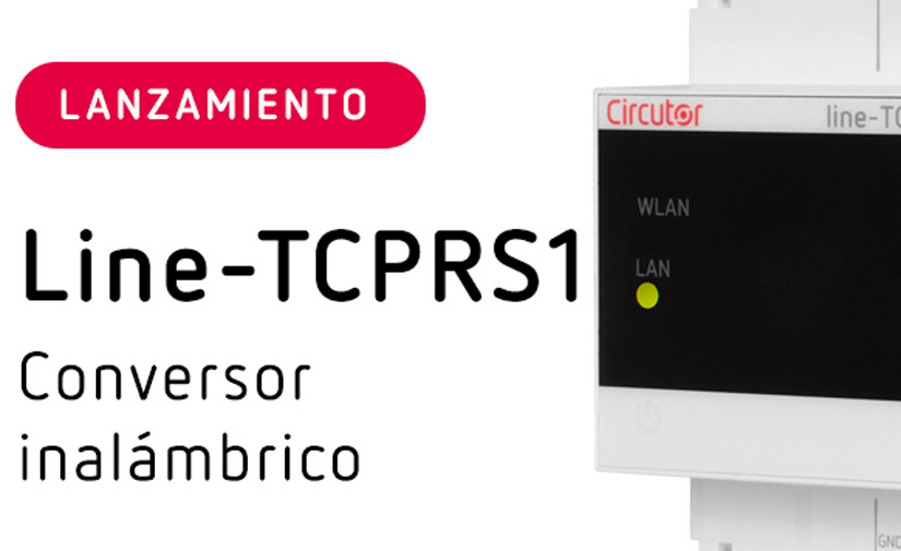 Nuevo conversor inalámbrico Line-TCPRS1 con Wi-Fi y Ethernet de CIRCUTOR