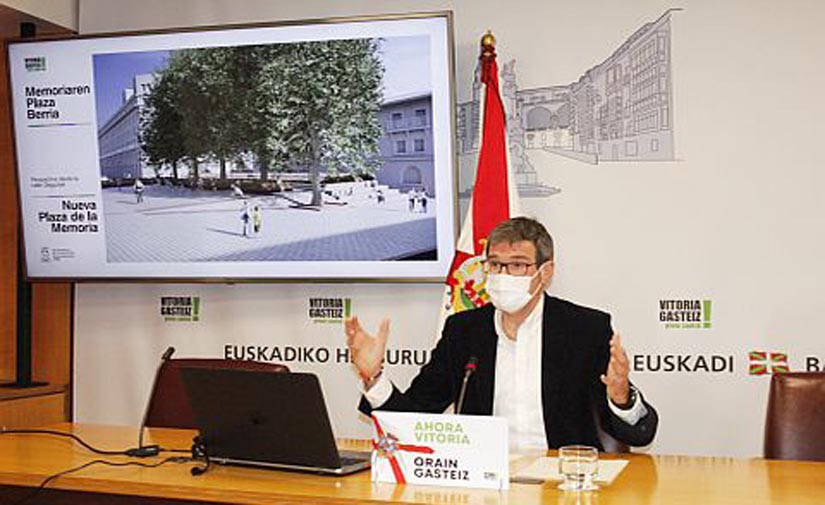 Nuevo espacio de encuentro peatonal y de calidad en el corazón de Vitoria-Gasteiz