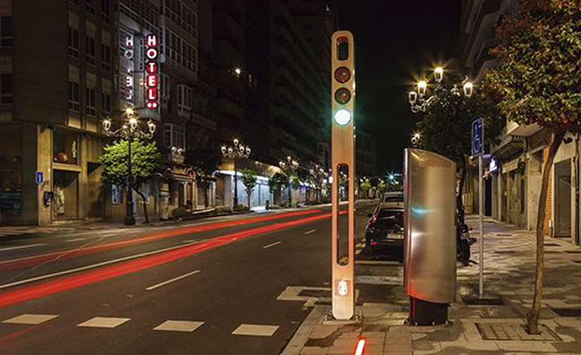 Nuevo mobiliario sostenible de Edigal en dos de las principales calles de Vigo
