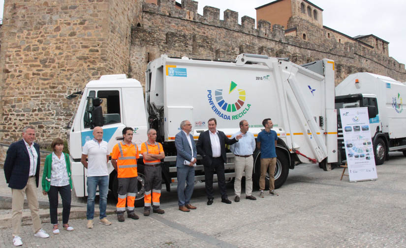 Presentado el nuevo servicio de recogida de residuos urbanos de Ponferrada