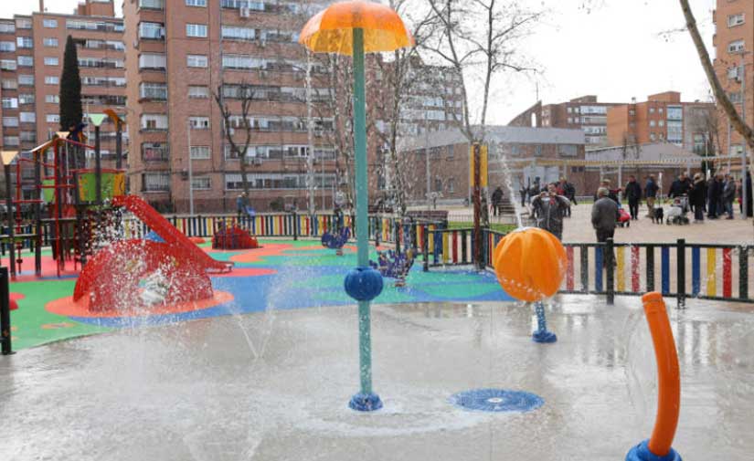 Nuevo Splashpad urbano de VORTEX