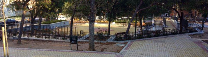 Madrid realiza mejoras en la plaza central de la colonia de Loyola