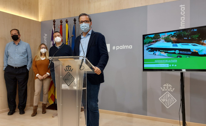 Palma inicia la segunda fase de la renovación de la flota con la compra de 59 buses nuevos