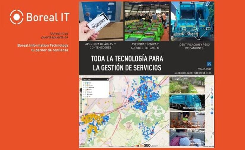 Plataforma infoGEO de Boreal IT revoluciona la gestión de los servicios urbanos