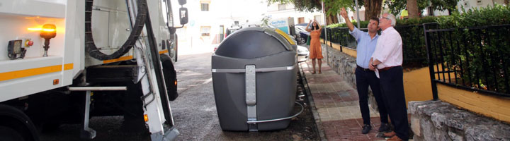 San Pedro Alcántara incorpora 395 contenedores de carga lateral que triplican capacidad