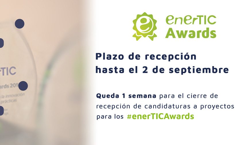 Pocos días para el cierre de candidaturas para los enerTIC Awards