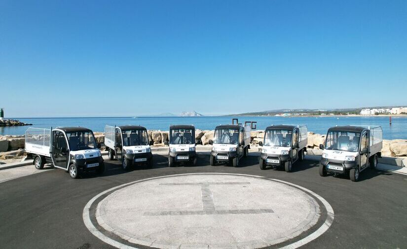 Puerto Sotogrande apuesta por la sostenibilidad con vehículos eléctricos de Club Car