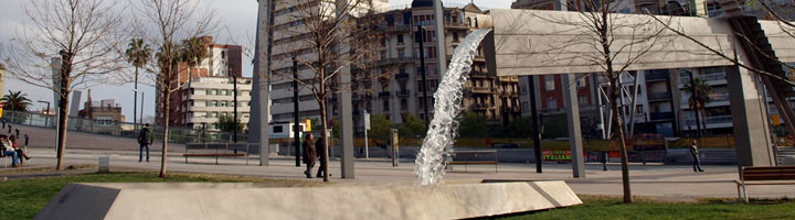La plaza de Lesseps de Barcelona recuperará a finales de año el espacio afectado por las obras de la L9 de metro