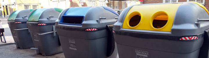 Alcalá de Henares ha renovado el 100% de los contenedores de basura de todos los barrios la ciudad, un total de 2700
