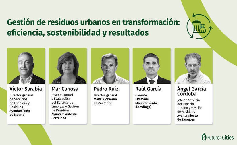 Recogida selectiva y eficiencia operativa en la gestión de residuos urbanos: ejes del primer panel de Future4 Cities 2026