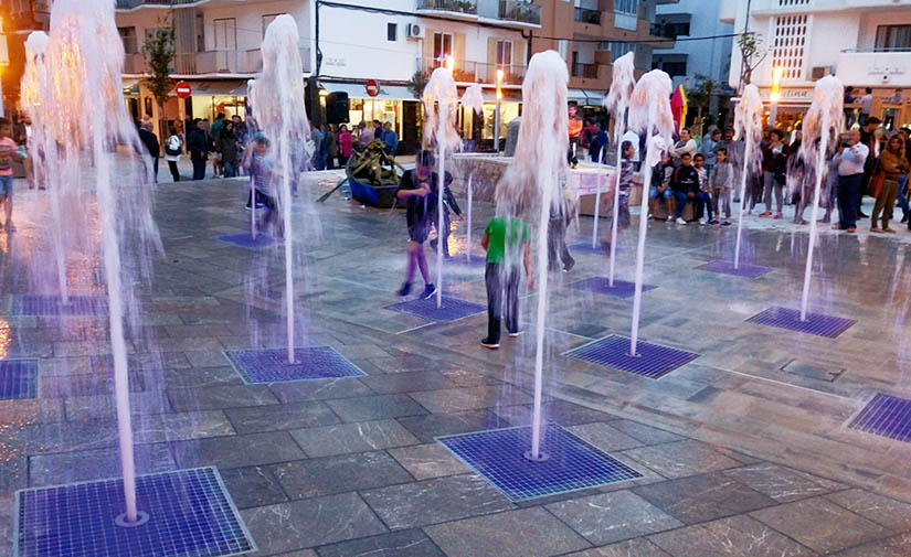 Rehabilitación de la fuente de la Plaza Isidord Macabich en Ibiza