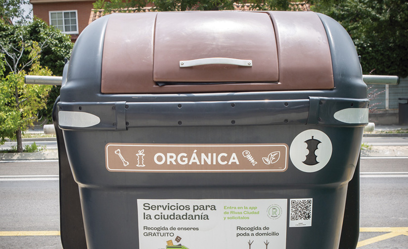 Rivas Vaciamadrid supera los objetivos en contenido de impropios en el contenedor marrón