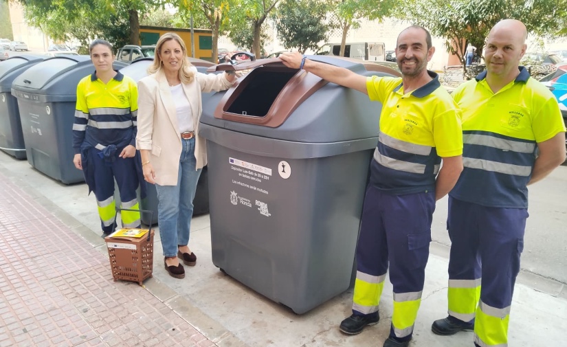 Ronda implanta el contenedor marrón y prueba un sistema para medir la aportación de residuos orgánicos