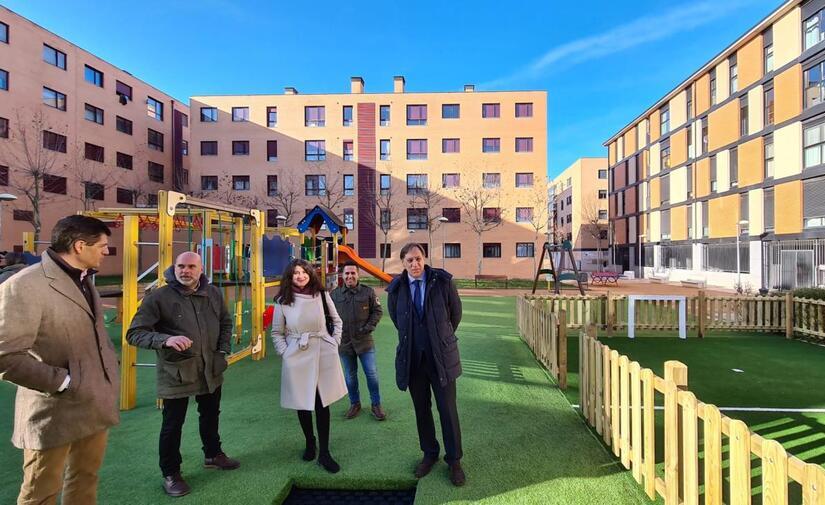 Salamanca moderniza sus parques y plazas para convertirlos en espacios más saludables