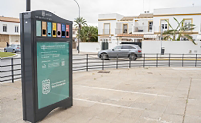 San Fernando instala cinco minipuntos limpios para el reciclaje de residuos de pequeño tamaño