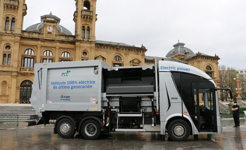 San Sebastián adquiere dos camiones totalmente eléctricos para la recogida de residuos