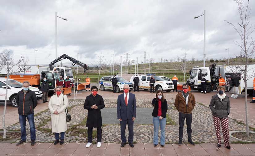 San Sebastián de los Reyes presenta los nuevos vehículos y medios que se incorporan al Plan de inclemencias invernales