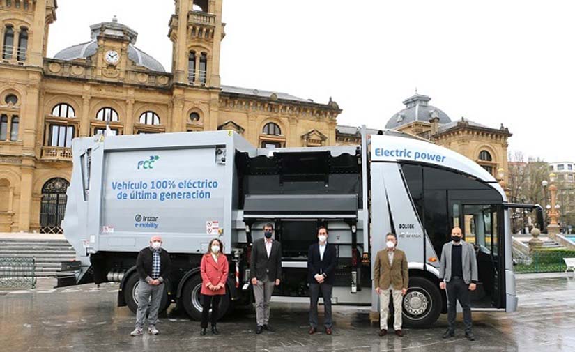 San Sebastián incorporará camiones eléctricos para la recogida de basura