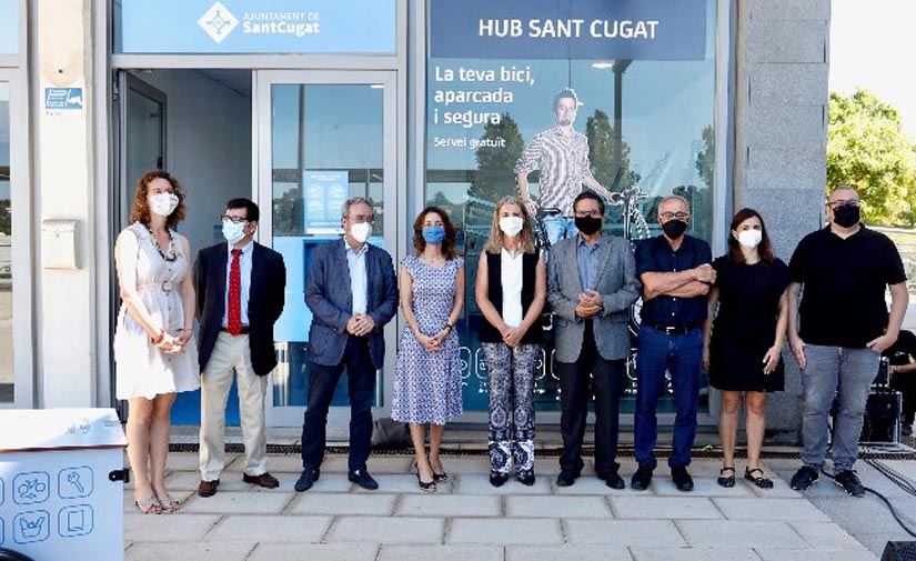 Sant Cugat acoge un proyecto europeo para fomentar la intermodalidad entre bici y tren