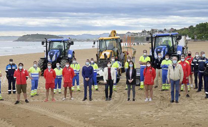 Santander controlará el aforo de las playas con personal en los accesos delimitados