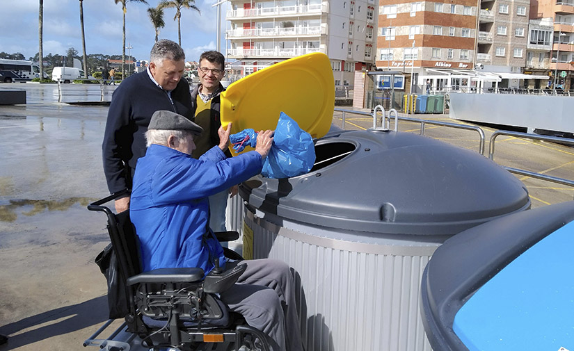 Sanxenxo pone en funcionamiento los nuevos contenedores del puerto deportivo