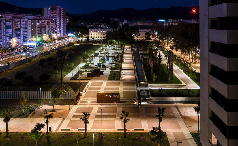 Schréder alumbra el nuevo parque malagueño de Martiricos con tecnología sostenible y eficiente