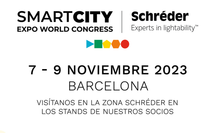 Schréder llega al Smart City Expo World Congress con sus últimas tecnologías