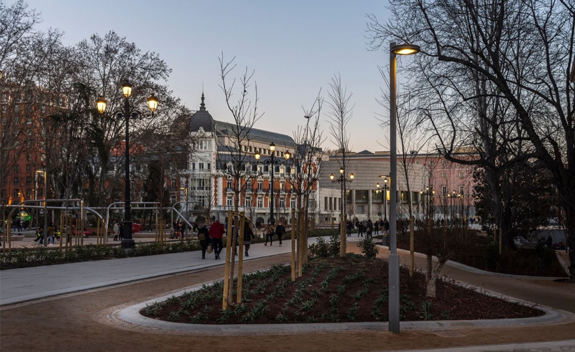 Schréder revitaliza la nueva plaza de España de Madrid