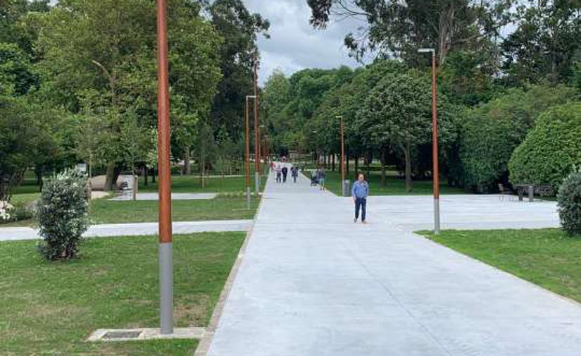 Se abre al uso ciudadano la ampliación que añade 14.000 metros cuadrados al parque de Isabel La Católica de Gijón